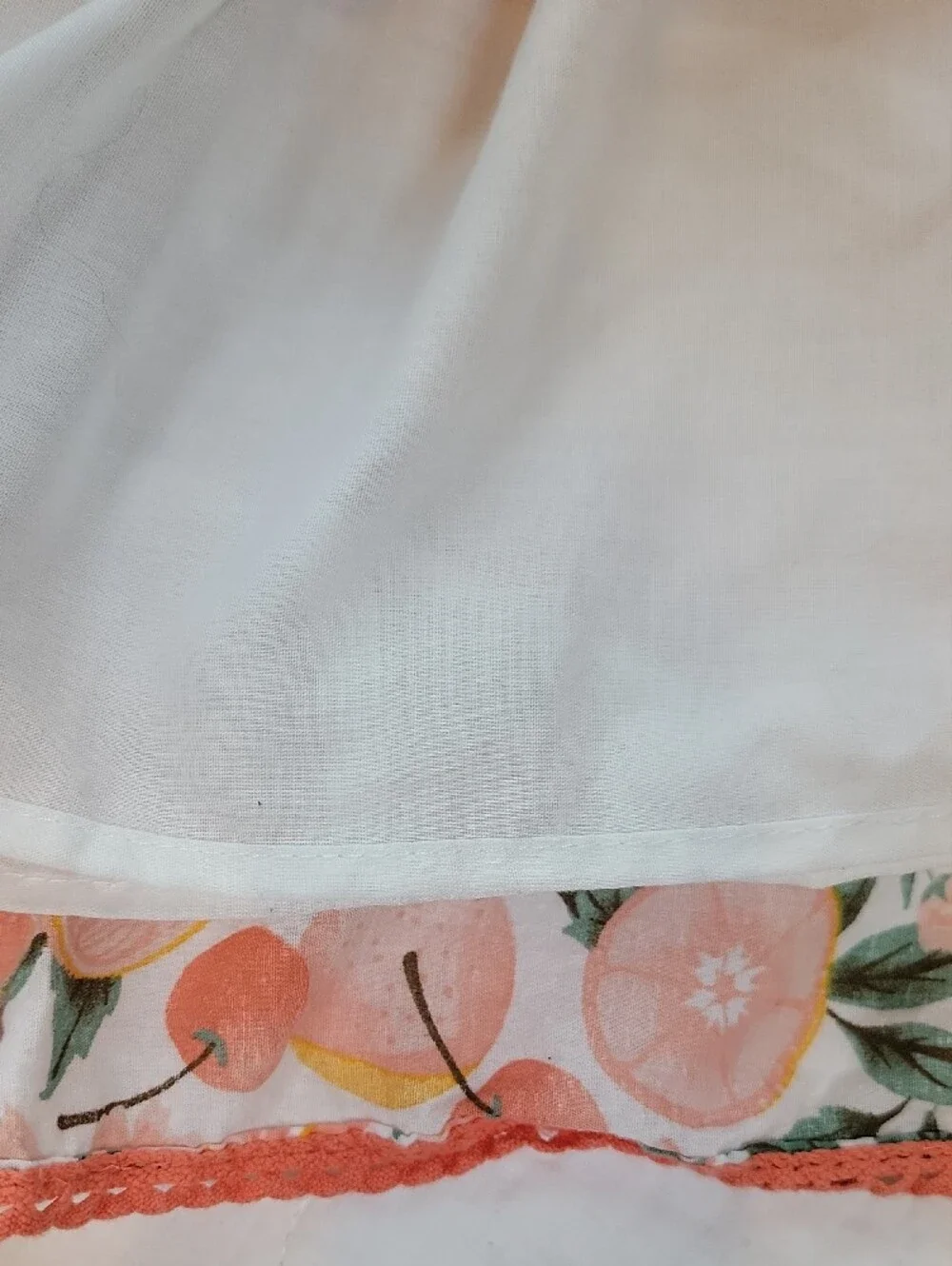 Isaac Mizrahi Kids Pink Floral Fruit-Print Sundress Size 10 EUC